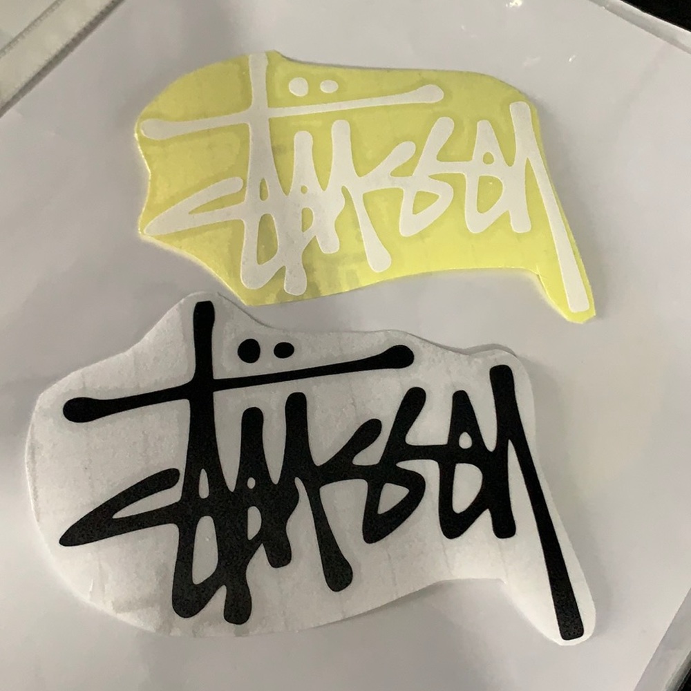 Stussy sticker Duo Pack Vinyl Black & White